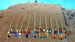 CAN 30 LEGO MINIFIGURES STOP A LEGO DAM BREACH ?