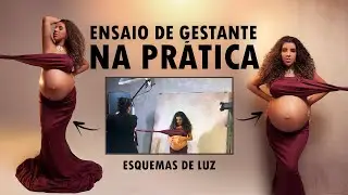 Esquemas de luz para ensaio gestante.