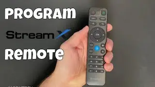How To Program The StreamX  X1PRO Remote Control.