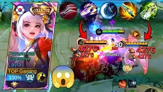 THIS NEW CRITICAL HACK BUILD IN RANKED GAME!!🔥 BUILD TOP GLOBAL LAYLA 2024 GAMEPLAY!!! - Mlbb
