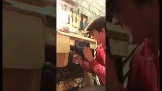 Installing a bigger vice. 
