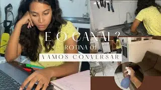 #1 Vlog | Rotina da noite | Limpando a casa | Faculdade EAD