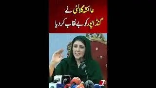 Ayesha Gulalai About Imran Khan and CM KP - PTI Islamabad Jalsa - 7NewsHD