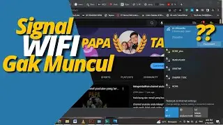 Sinyal WIFI Tidak Muncul di Laptop Windows 10 #wifi #koneksiwifi