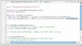 iPhone Development Tutorial - 5 - Oh Yea, Coding the Action Methods