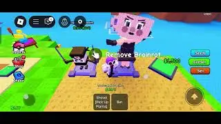 Playing PLANTS VS BRAINROTS IN ROBLOX *NEW GAME* (I'm addicted)