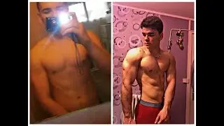 1 Year Natural Body Transformation 17-18 (CALISTHENICS!) (Posing ONLY)