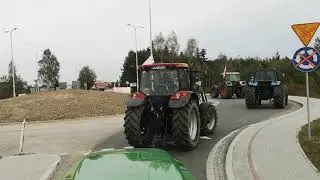 Strajk  rolników   Radomyśl  Mielec 21 października 2020