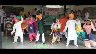 Panjabi dance: 76th Independence Day celebration  in K V GAIL Jhabua