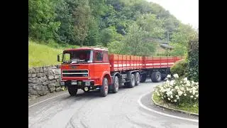 SFILATA DI CAMION D'EPOCA in partenza da Cesana Torinese - Pomaretto2024