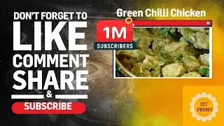 green chicken karhai 