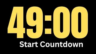 49 Minute Timer │ Countdown Timer 49 Minute │ Silent Timer