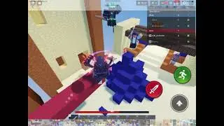 Best 2v1 ever? 😳😳 (ROBLOX BEDWARS)