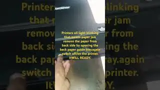 brother printers all light blinking.