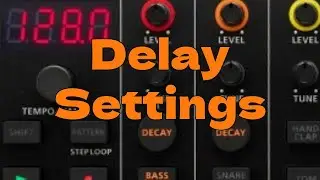 Roland T8  - Delay  Settings