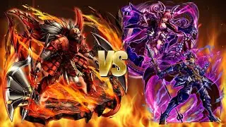 Grad & Nier vs Ganan - Grand Summoners