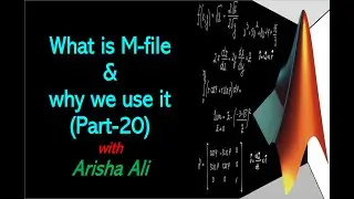 What is M-file and Why we use it ||  MATLAB for beginners (Part-20)