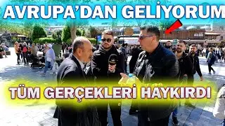 GURBETÇİ VATANDAŞ İLE YERLİ VATANDAŞ ARASINDA BÜYÜK TARTIŞMA!