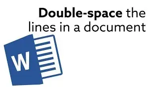 Microsoft Word - How to double space or change line spacing?
