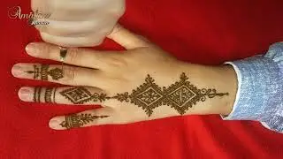 نقش حناء الفاسي موديل نقش جديد للعيد 2023 . henna design. na9ch henna.