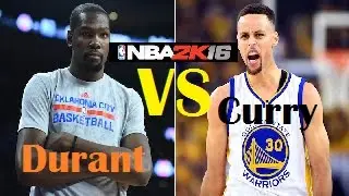 Durant VS Curry - NBA 2K16 ps4 gameplay español online + Mejor cámara para jugar NBA 2K