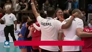 nepal vs india ,nepal le jite ko aawastha volleyball