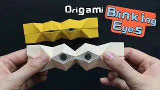 Origami Blinking Eyes/ Fun & Easy Moving Eyes/ Paper Craft