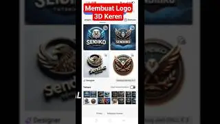 BIKIN LOGO 3D KEREN DI ANDROID PAKAI AI #tutorialdesainlogo