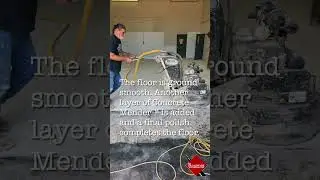 Polished Concrete Repairs for Heavy Equipment dealer.