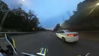 Solo riding in heavy traffic | SUPERMOTO