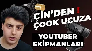 EN UCUZ YOUTUBER EKİPMAN TAVSİYESİ ! - Çin'den Youtube Ekipmanları