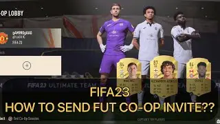HOW TO SEND FUT CO-OP INVITE IN  FIFA 23.