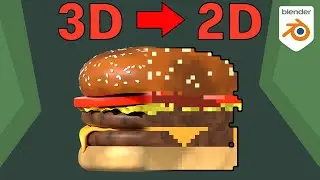 Animated Pixel Assets in Blender