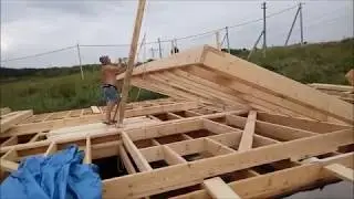 КАРКАСНЫЙ ДОМ 9 НА 9 ПЕРВЫЙ ЭТАЖ