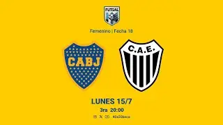 FUTSAL AFA ♀️ 3ra | Fecha 18 | Boca Juniors 🆚 Estudiantes