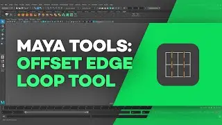 Maya's Offset Edge Loop Tool