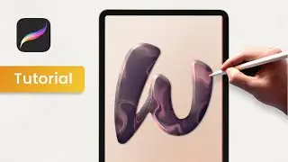 How to create a Marble Glossy Effect in Procreate.