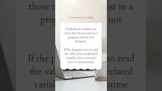 What are undeclared & undefined variables in javascript 