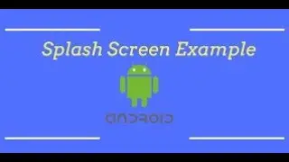 how to create splash screen android tutorial | | android programming | Java | android studio