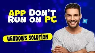 HOW To FIX This App Can't Run on your PC in Windows 10/11 |  