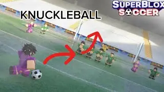 HOW TO DO A **KNUCKLEBALL!** AT SUPER BLOX SOCCER | Roblox | SBS