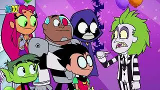 Beetlejuice Shocks and Awes! 💀💚🪦 | Teen Titans Go! | Cartoon Network