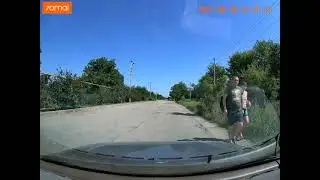 Безумие и отвага.. Пешеходы на проезжей части (снова)