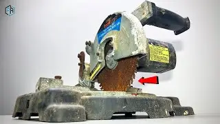 'Zinex' Rusty Electric Circular SAW Machine Restoration