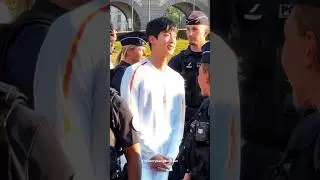 Jin's interaction with army at Paris Olympics 2024| His smile😊💜❤️‍🔥#kimseokjin #btsjin #shorts