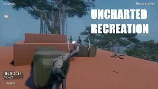 Uncharted 2 Sliding Platform Set Piece Recreation