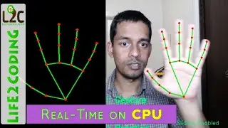 Hand gesture detection in real-time on CPU using Python and Mediapipe