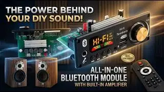 Latest DIY Bluetooth Module with Built-in Stereo Amplifier 2 x 80 watts