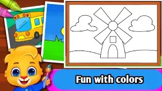 fun with colors | very interesting coloring video learn colors with Lucas and friends