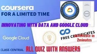 Innovating with Data and Google Cloud, Coursera quiz answers.